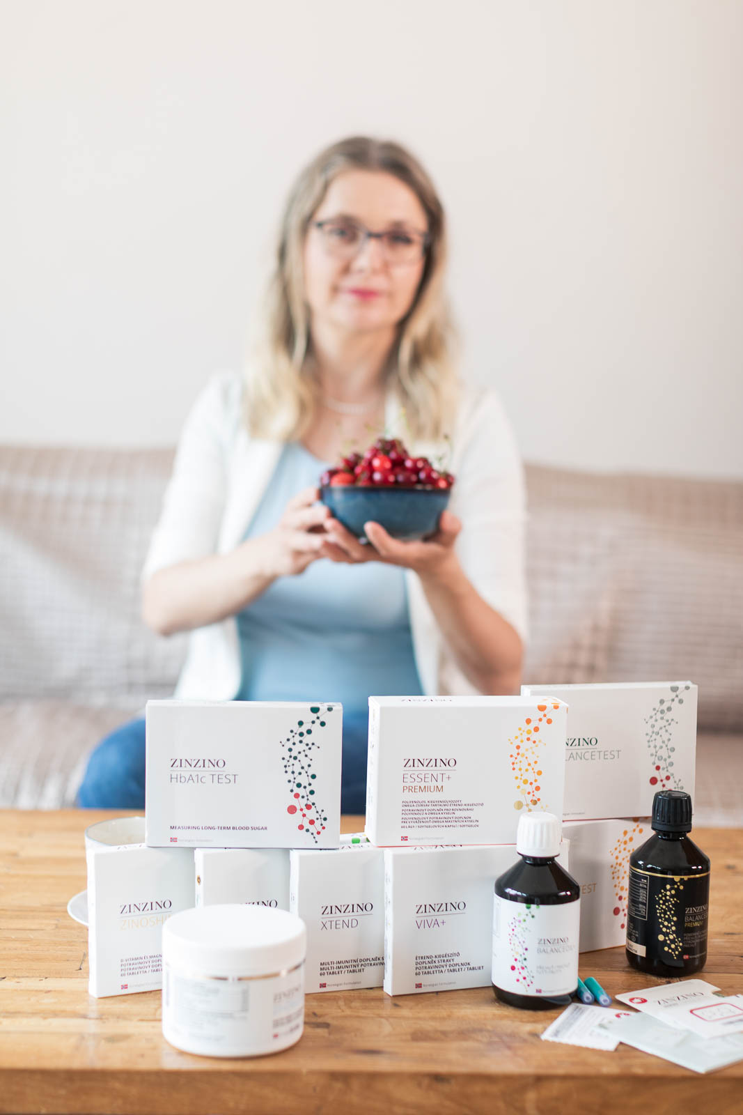 Veronika Hanzlíková - průvodkyně za zdravím a pohodou v životě i jídle - produkty Zinzino