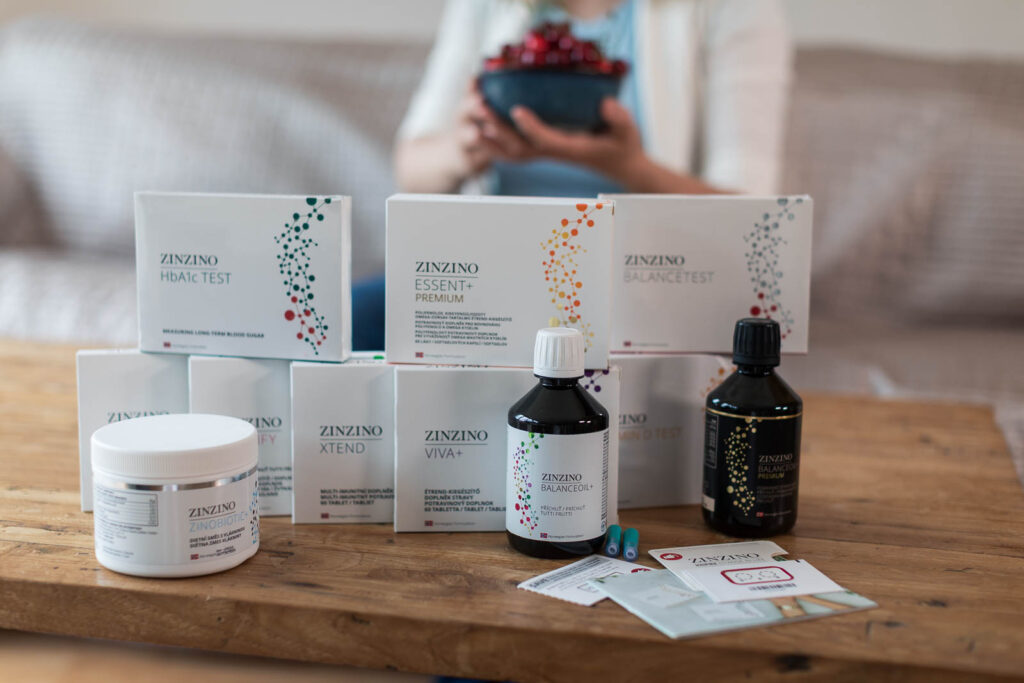 Veronika Hanzlíková - průvodkyně za zdravím a pohodou v životě i jídle - doplňky stravy a krevní test Zinzino
