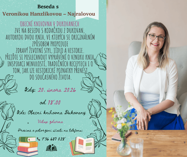 Beseda o knihách - Veronika Hanzlíková